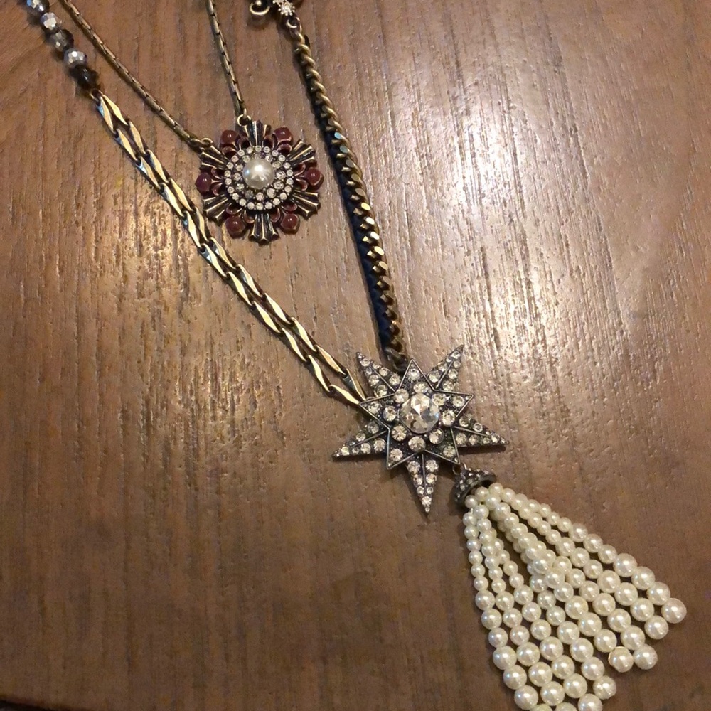 Double Statement Necklace - image 1